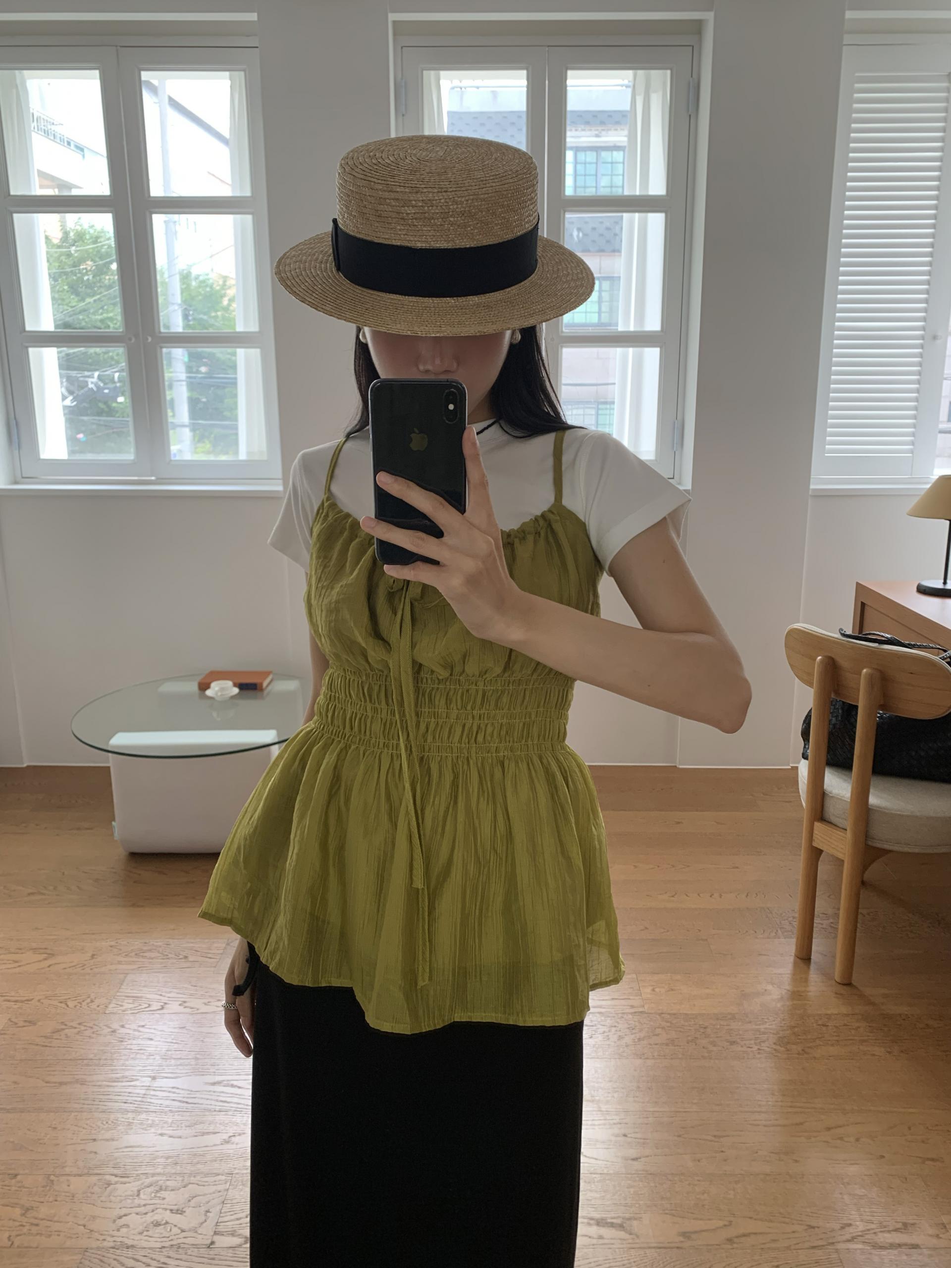 • [휴가룩🍋] Monaco smock top
