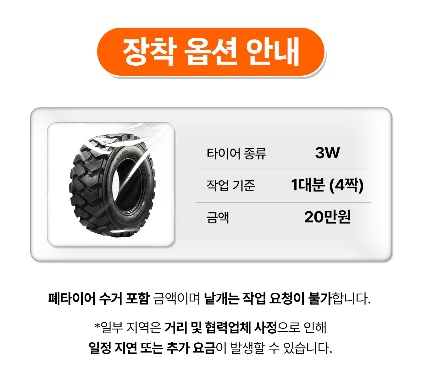 3W 14PR OTR 굴삭기 타이어