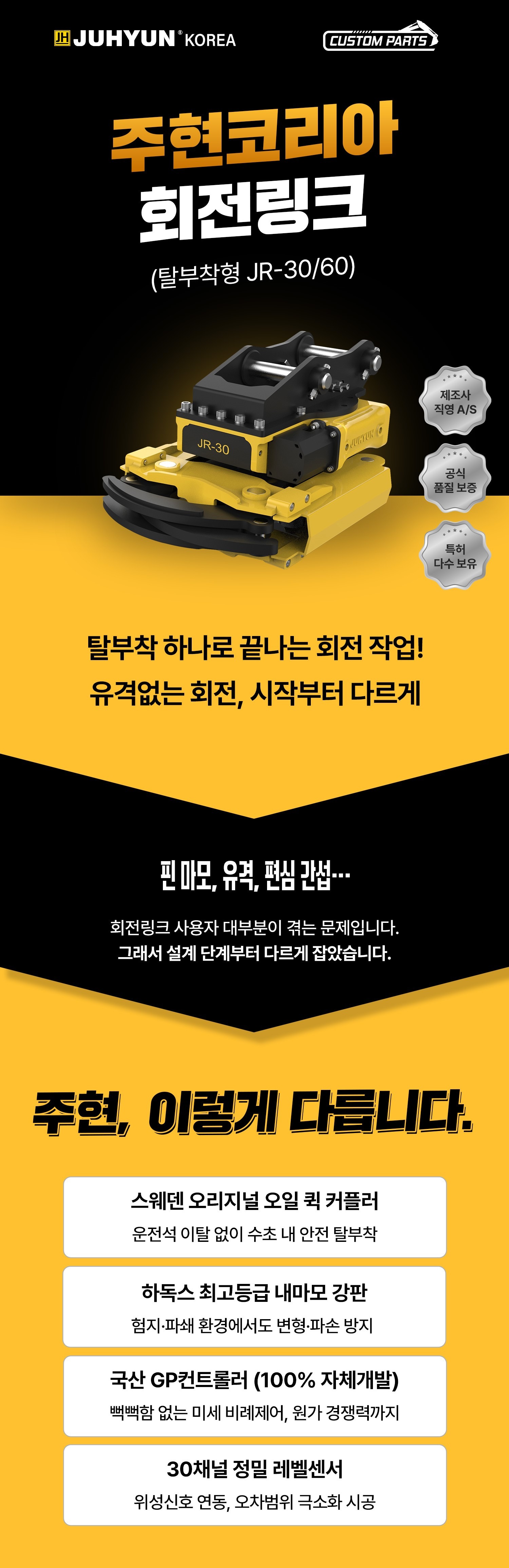 TR-30 틸트로테이터 [5~8톤][스탠다드형]