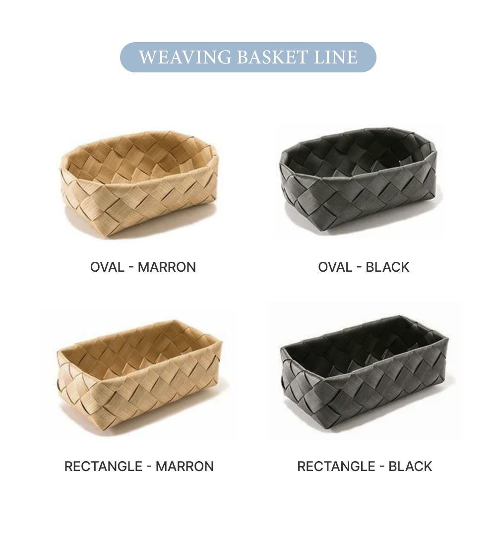 [STACKSTO X NOELLA] WEAVING BASKET / OVAL