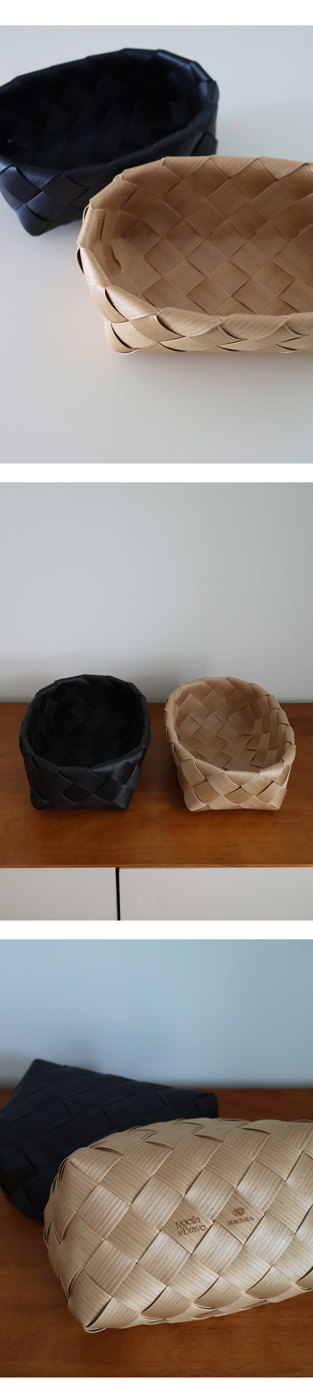 [STACKSTO X NOELLA] WEAVING BASKET / OVAL
