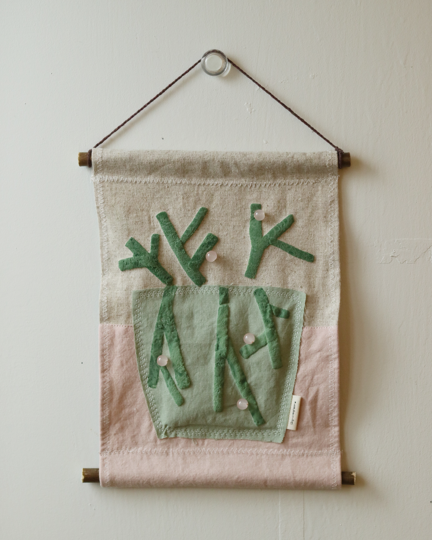 [8/31 10pm open] potted fabric poster (beaeded ver.)| 화분 패브릭포스터 (비즈ver.)