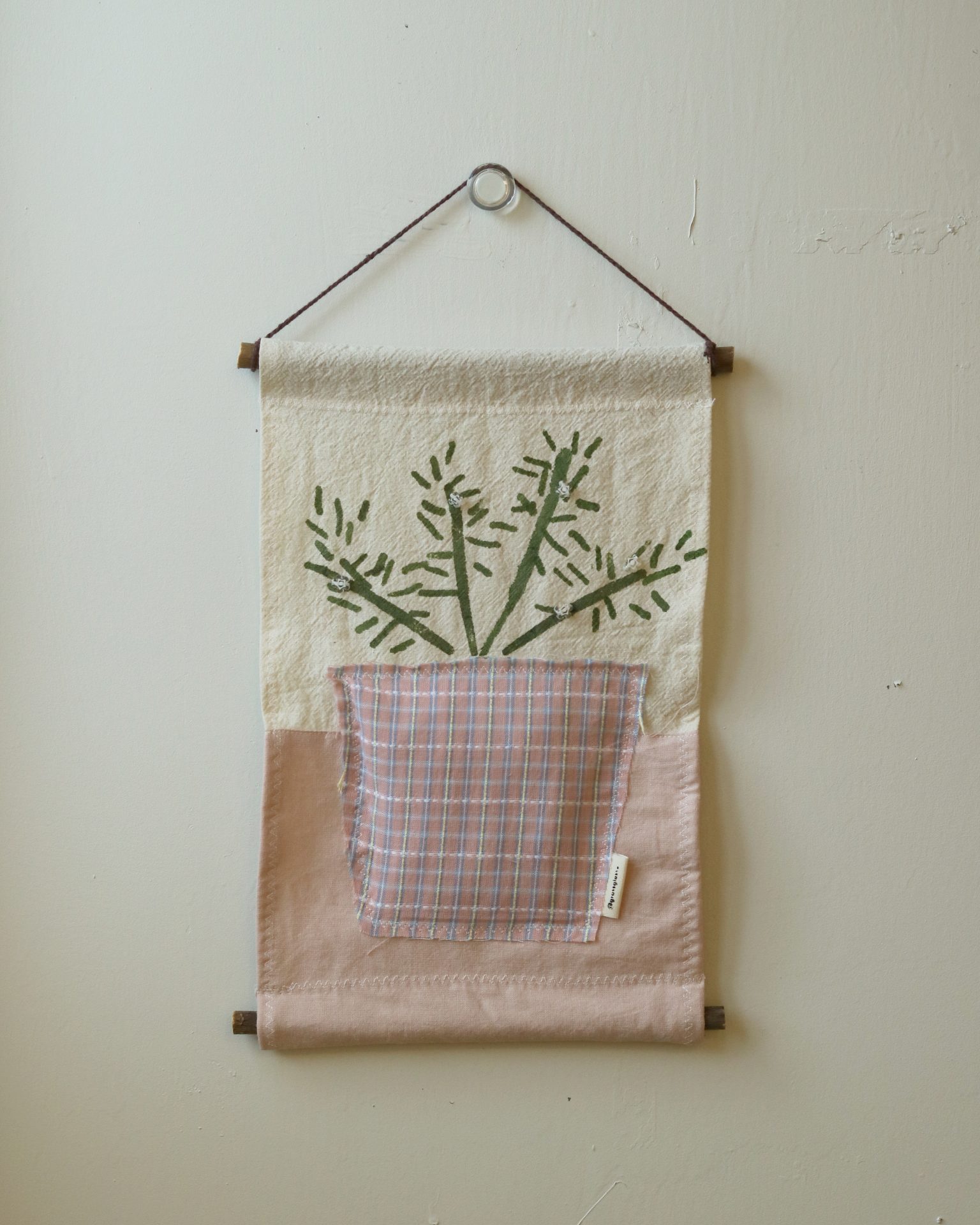 [8/15 10pm open] potted fabric poster (beaeded ver.)| 화분 패브릭포스터 (비즈ver.)