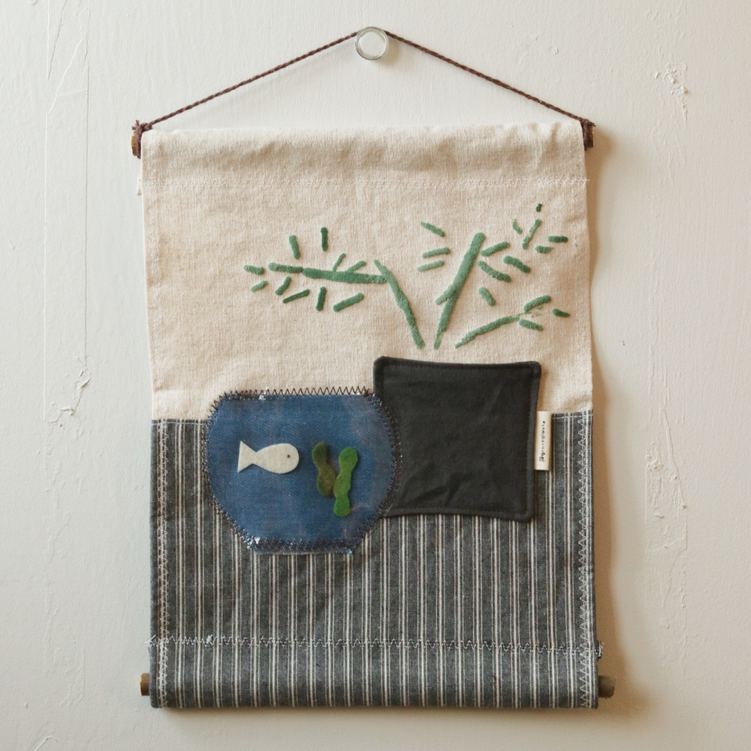 DIY fishbowl & plant pocket | 어항&화분 패브릭포스터 1st drop