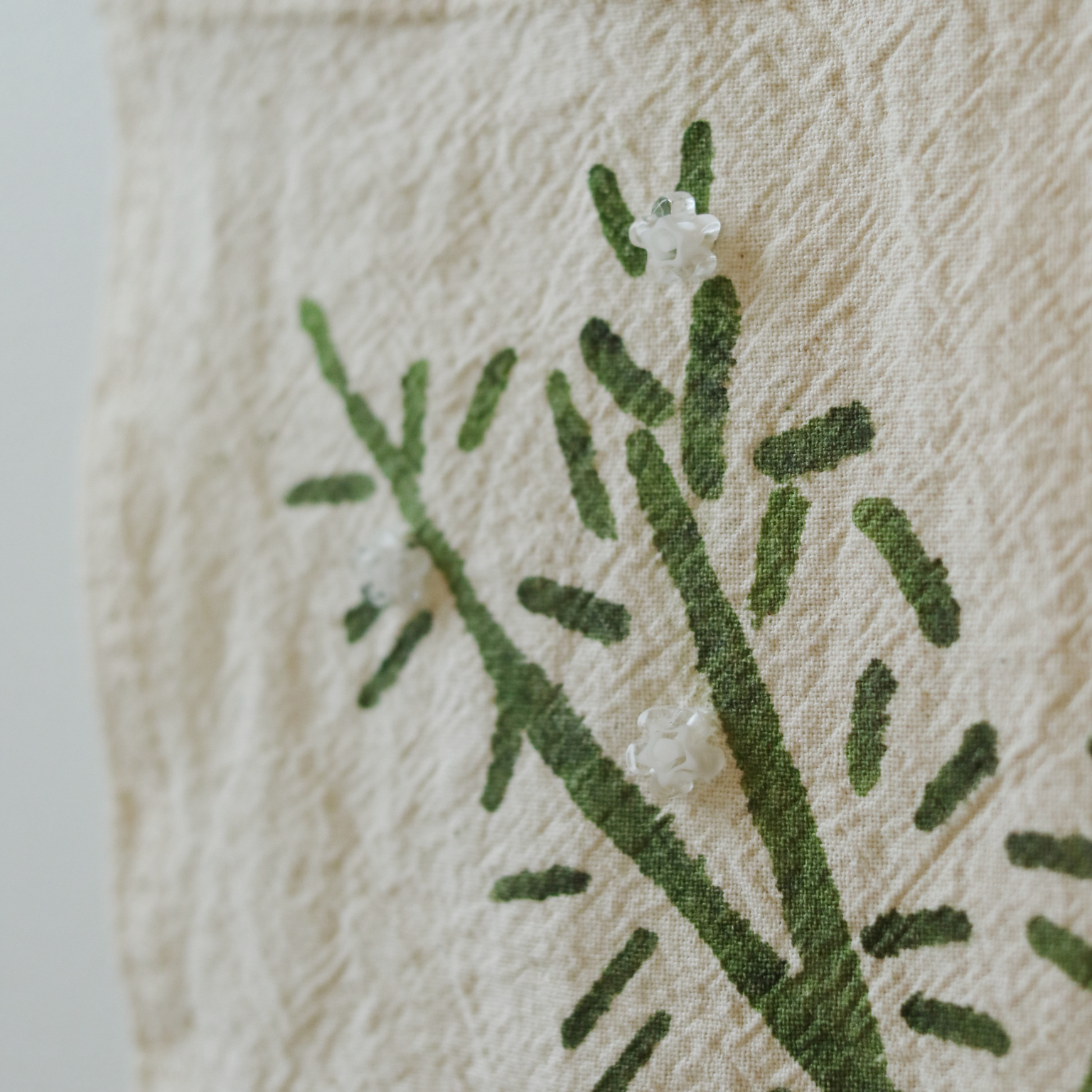[8/15 10pm open] potted fabric poster (beaeded ver.)| 화분 패브릭포스터 (비즈ver.)
