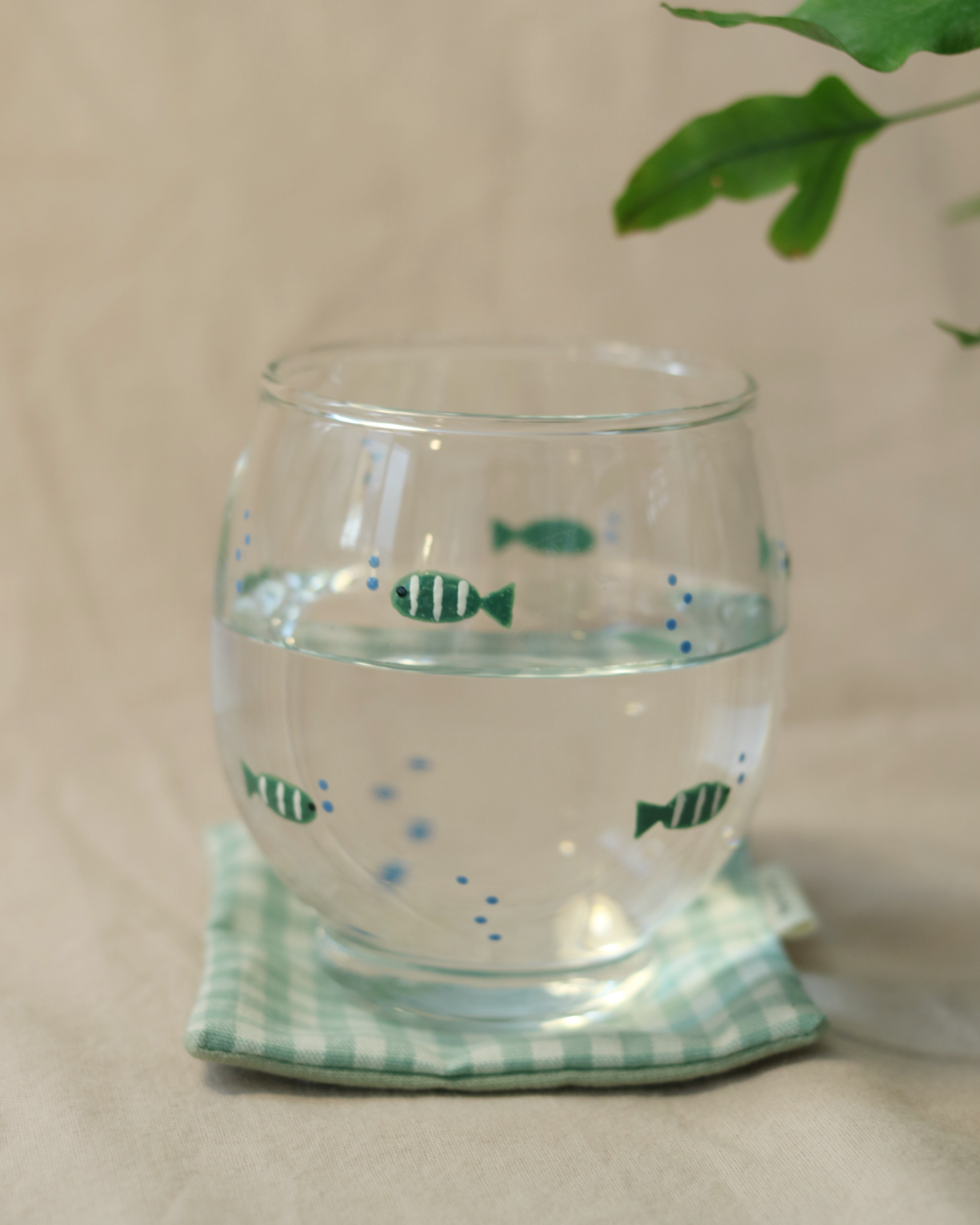 [7/31 10pm open] fishbowl cup&coaster | 어항컵&코스터 ver.2 (mint)