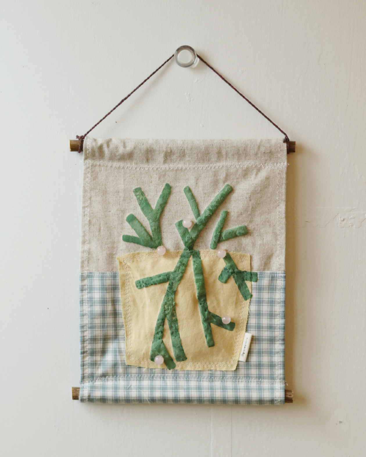 [8/31 10pm open] potted fabric poster (beaeded ver.)| 화분 패브릭포스터 (비즈ver.)