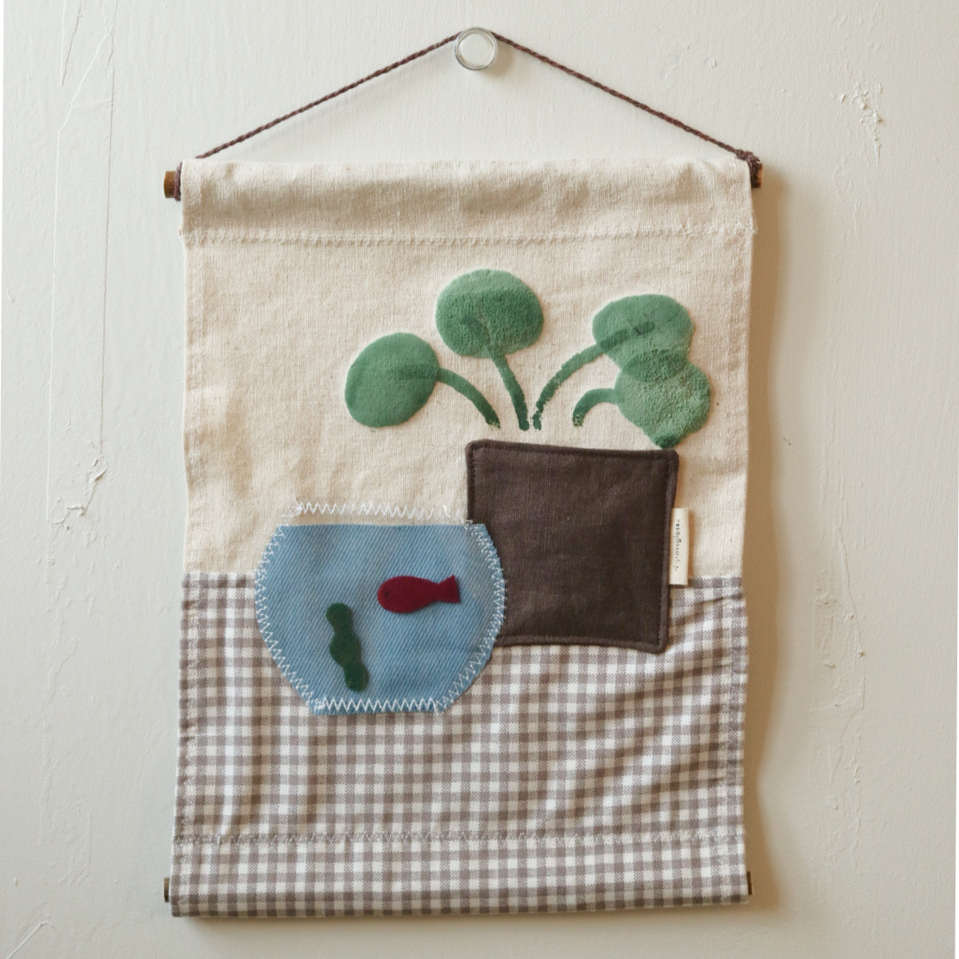 DIY fishbowl & plant pocket | 어항&화분 패브릭포스터 1st drop