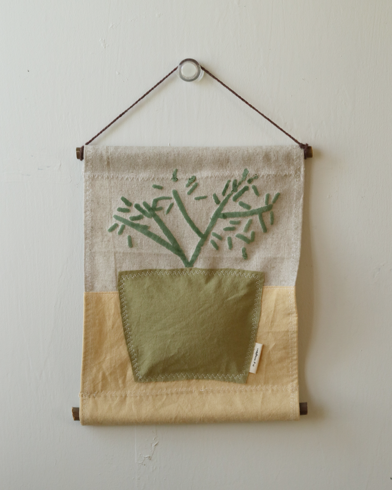 [9/2 10pm open] potted fabric poster | 화분 패브릭포스터