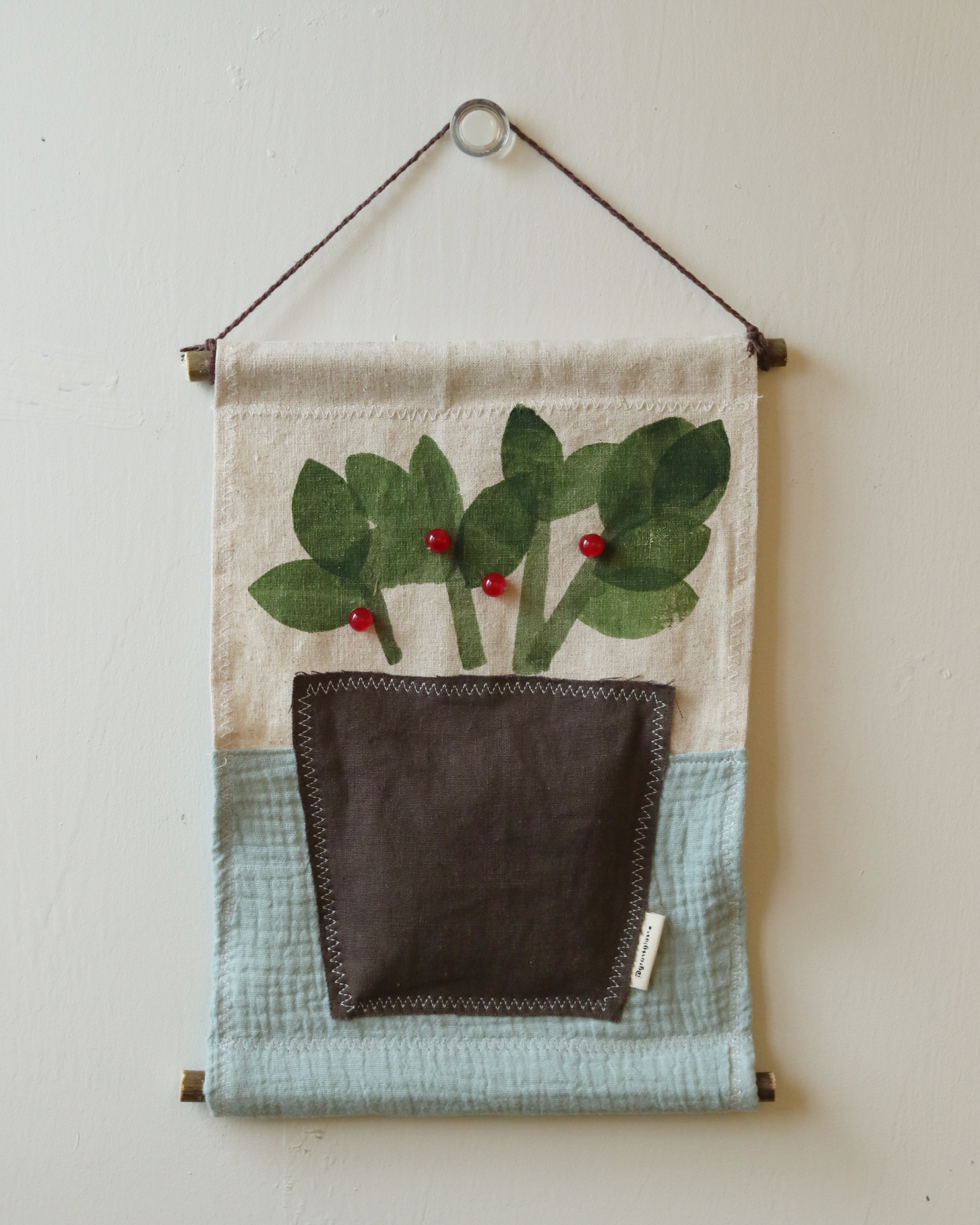 [8/31 10pm open] potted fabric poster (beaeded ver.)| 화분 패브릭포스터 (비즈ver.)