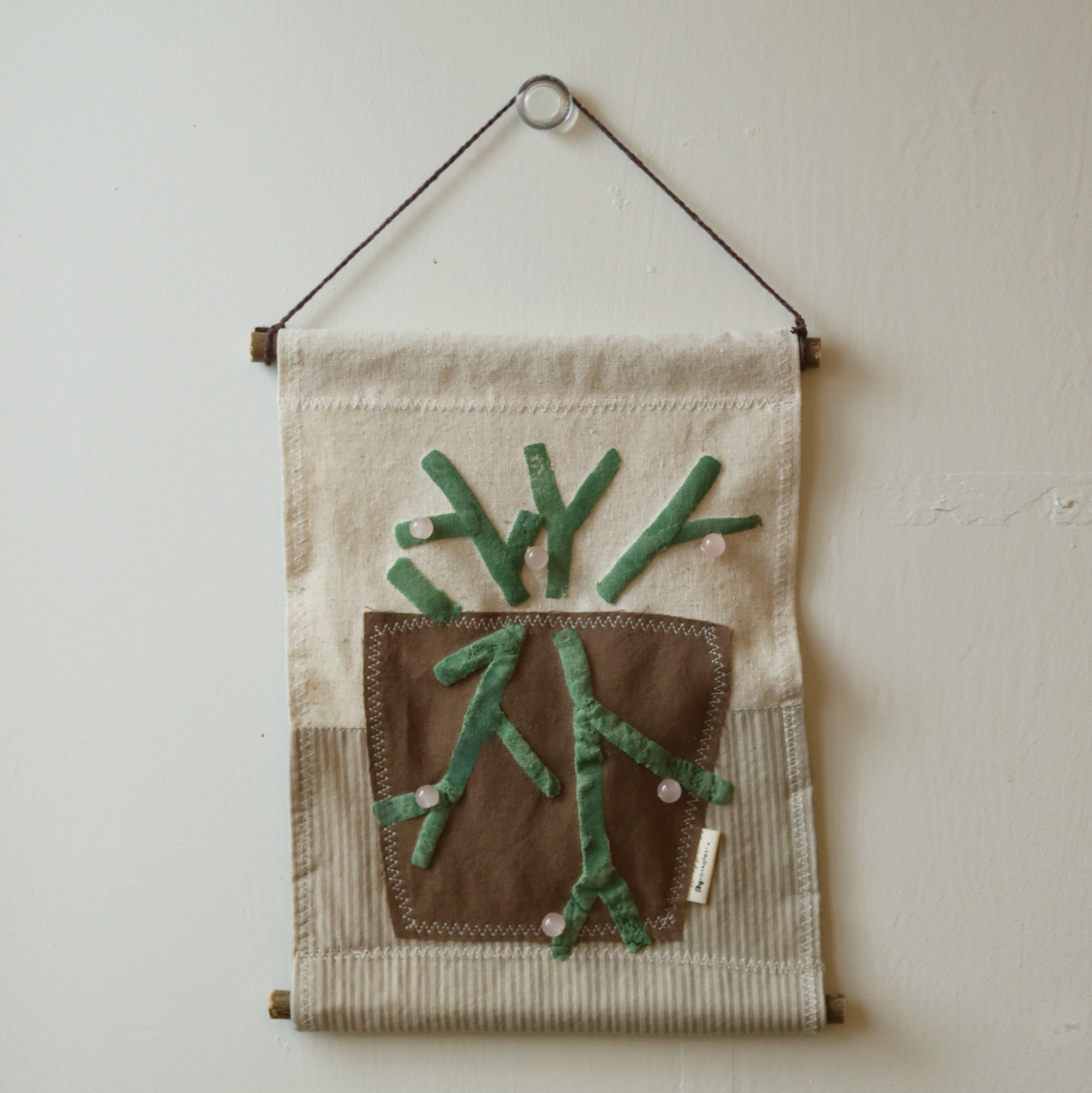 [8/31 10pm open] potted fabric poster (beaeded ver.)| 화분 패브릭포스터 (비즈ver.)