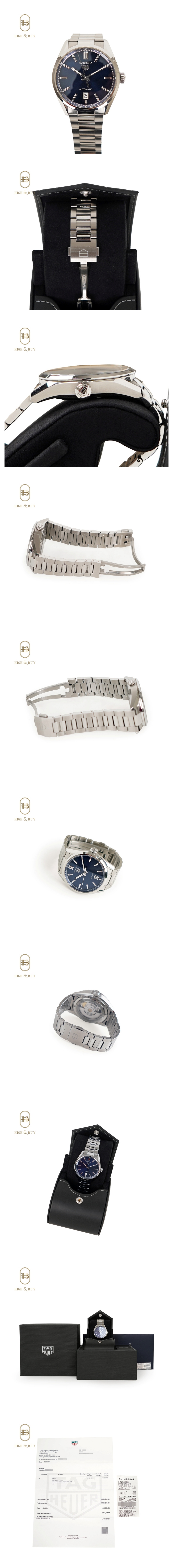 [하이앤바이 대구점] 태그호이어 까레라 데이트 청판 39mm WBN2112