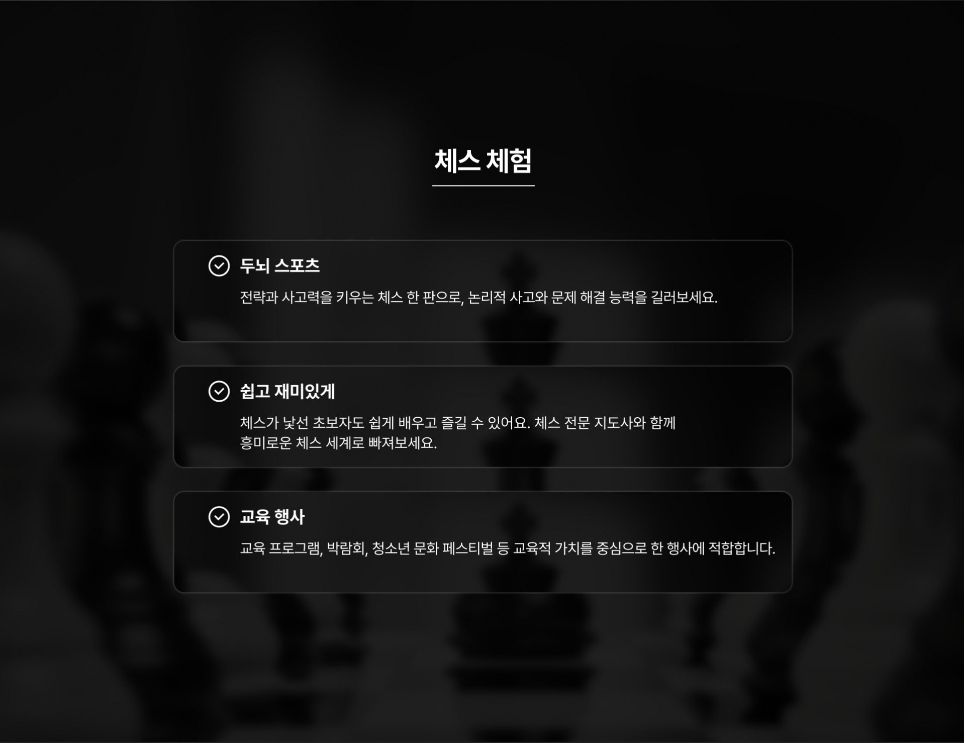 체스 체험