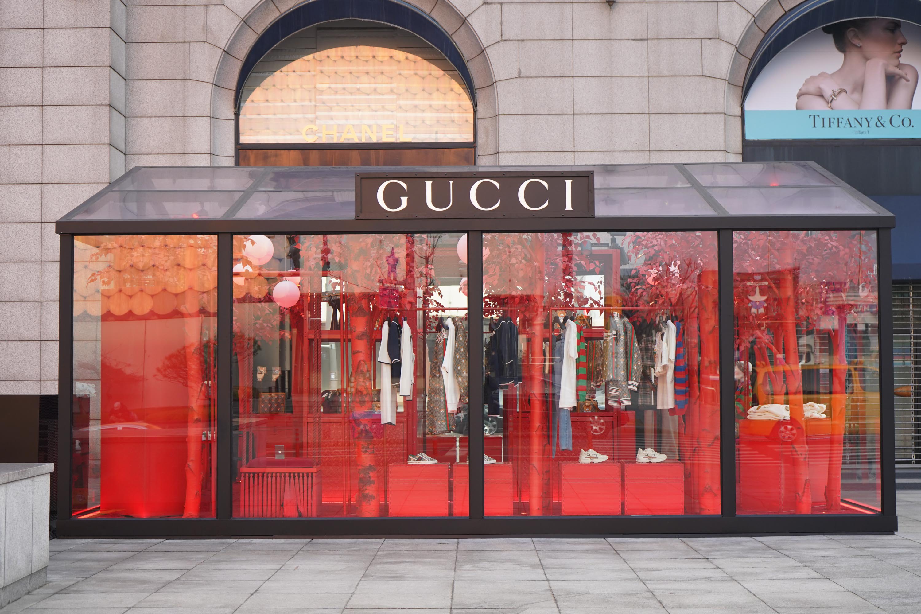 Gucci x Kai Pop-up Store Landscape Design