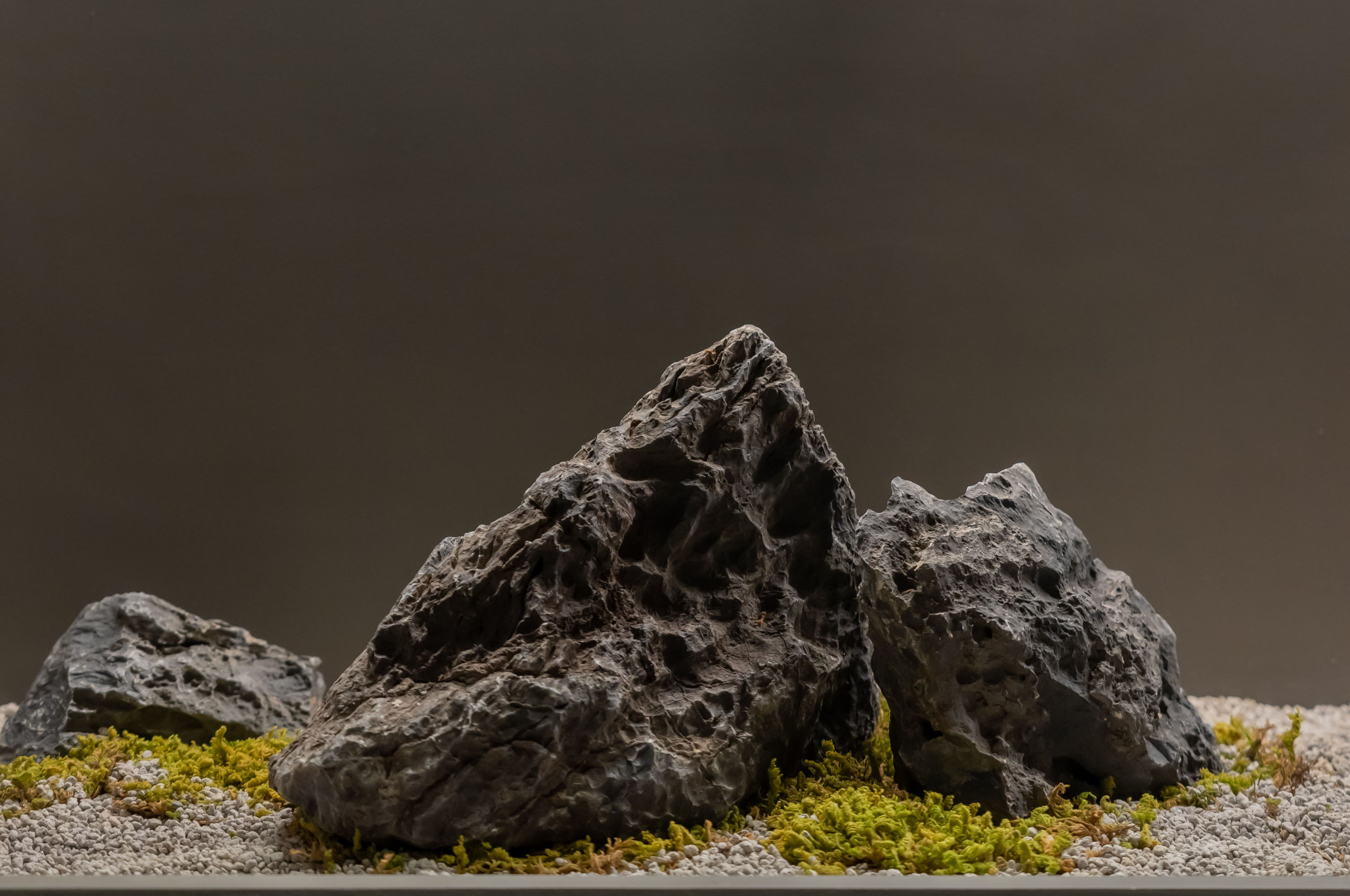 화산석, 이끼, 플랜트박스 조경, 인조조경, 돌, 바위 - 두구루