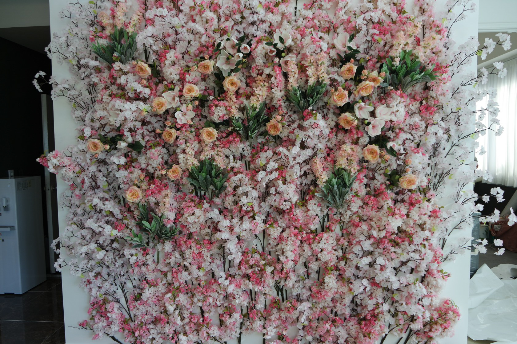 꽃 조경, 꽃 벽면, 꽃 벽면녹화, 벽 꽃, 디자인