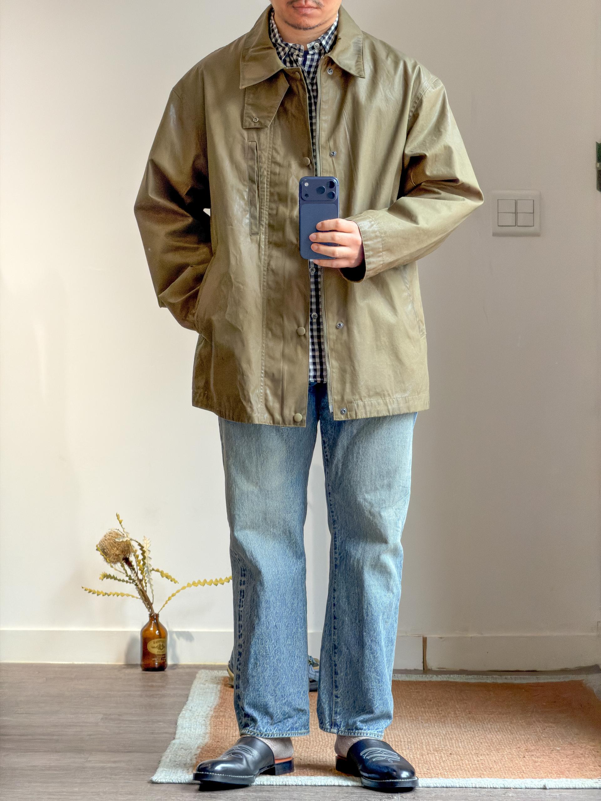 Porter Classic [포터 클래식] - Cincinnati Zip Jacket - Khaki