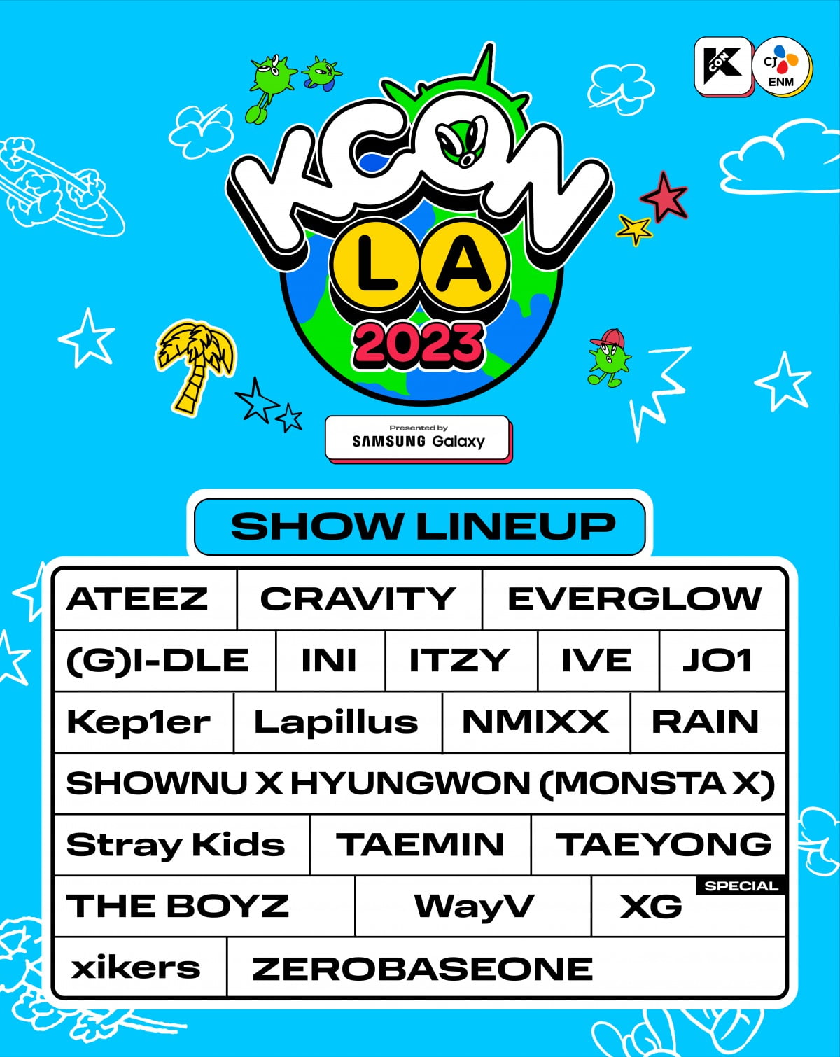 Ive → Zero Base One 'KCON LA 2023', Watch it at home...TVing live