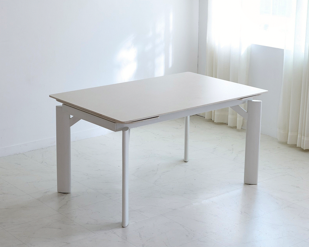 스키야 확장형 포세린 세라믹 광폭900mm 식탁 4인 6인 8인 테이블 1400-2000