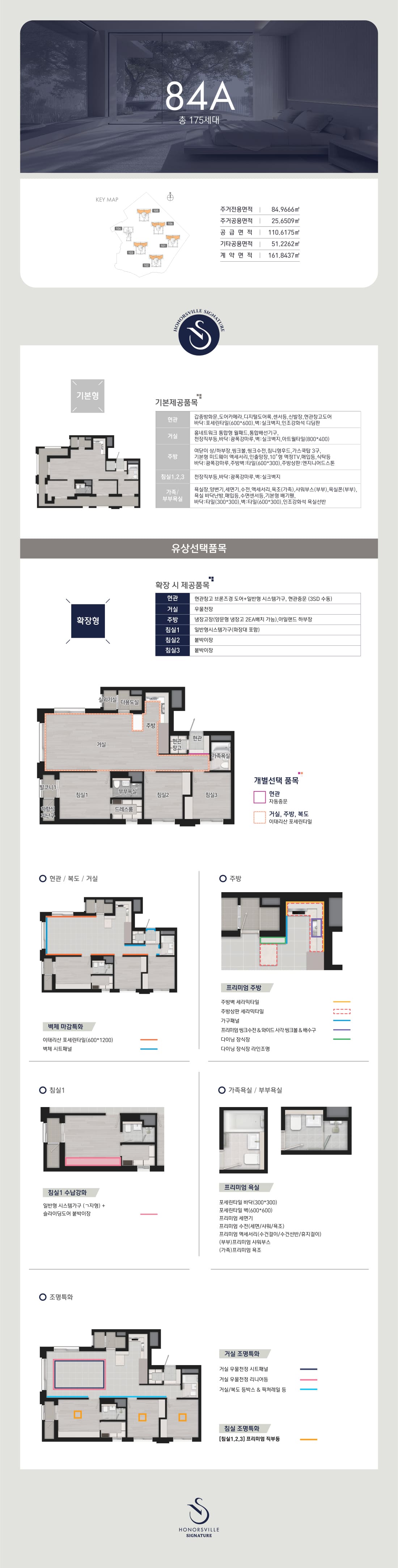 사하 경남아너스빌 시그니처 84A 평면도