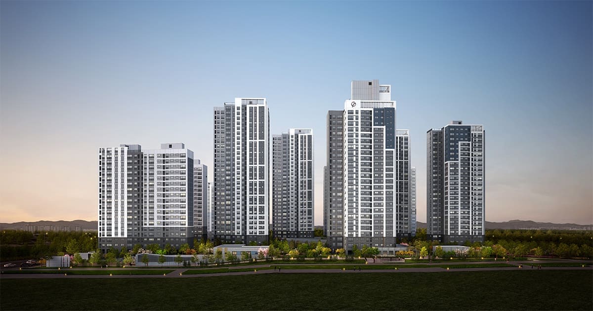 교산푸르지오더퍼스트 투시도