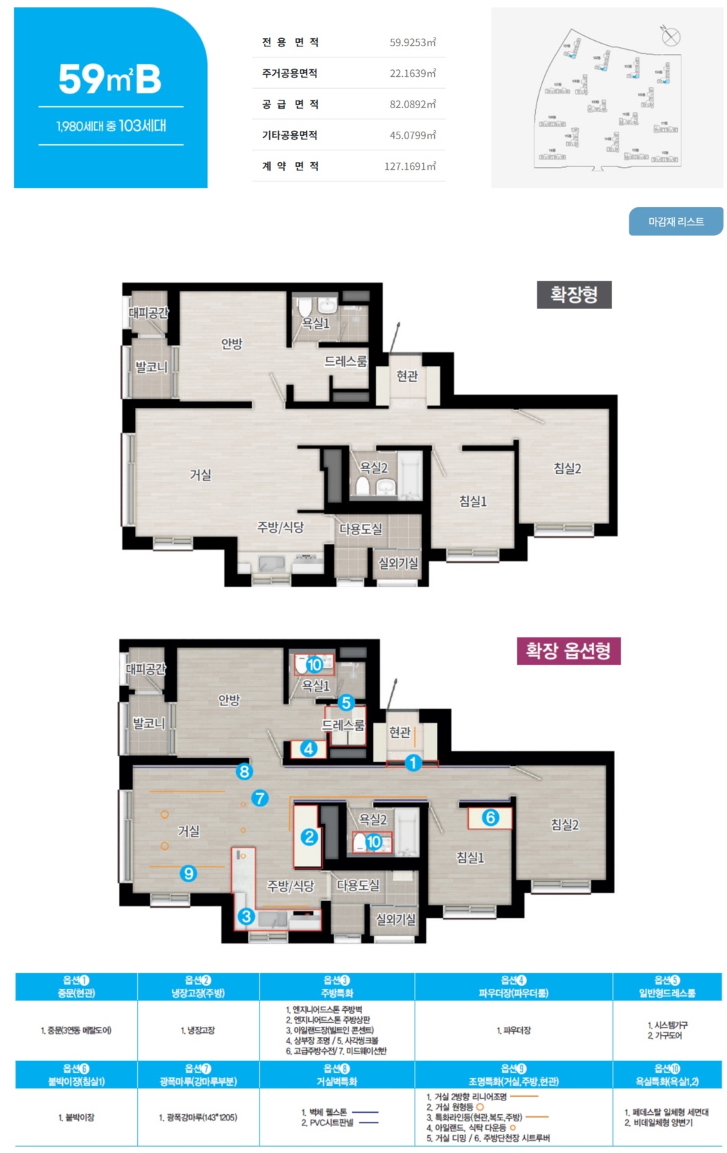 평택 브레인시티 중흥S클래스 평면2