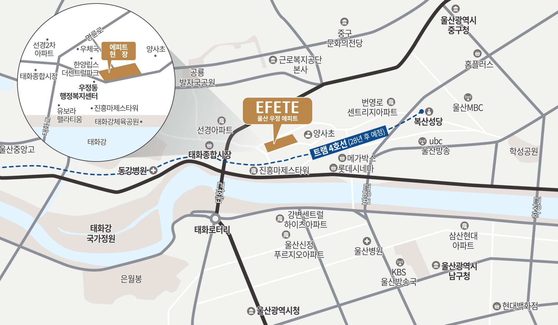 울산 우정 에피트 입지환경1