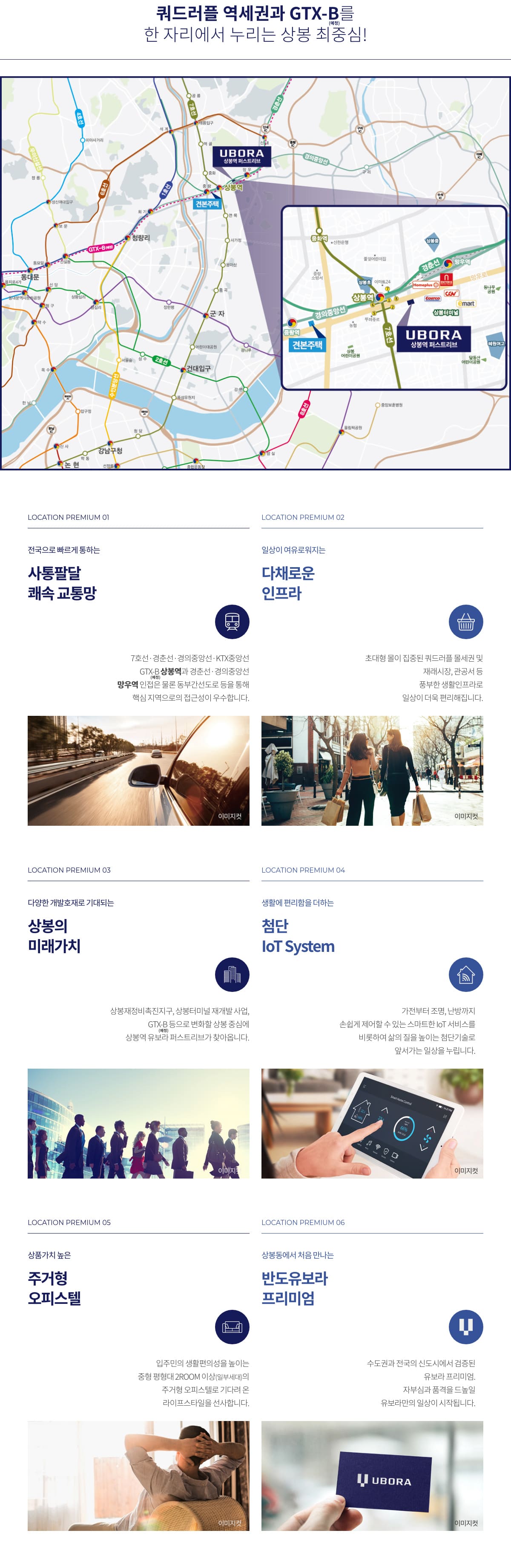 상봉역 유보라 퍼스트리브 입지환경