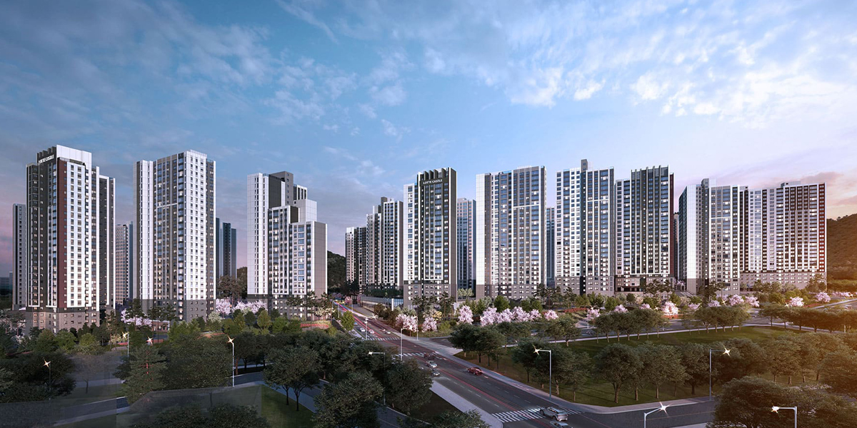 계양 롯데캐슬 파크시티 투시도