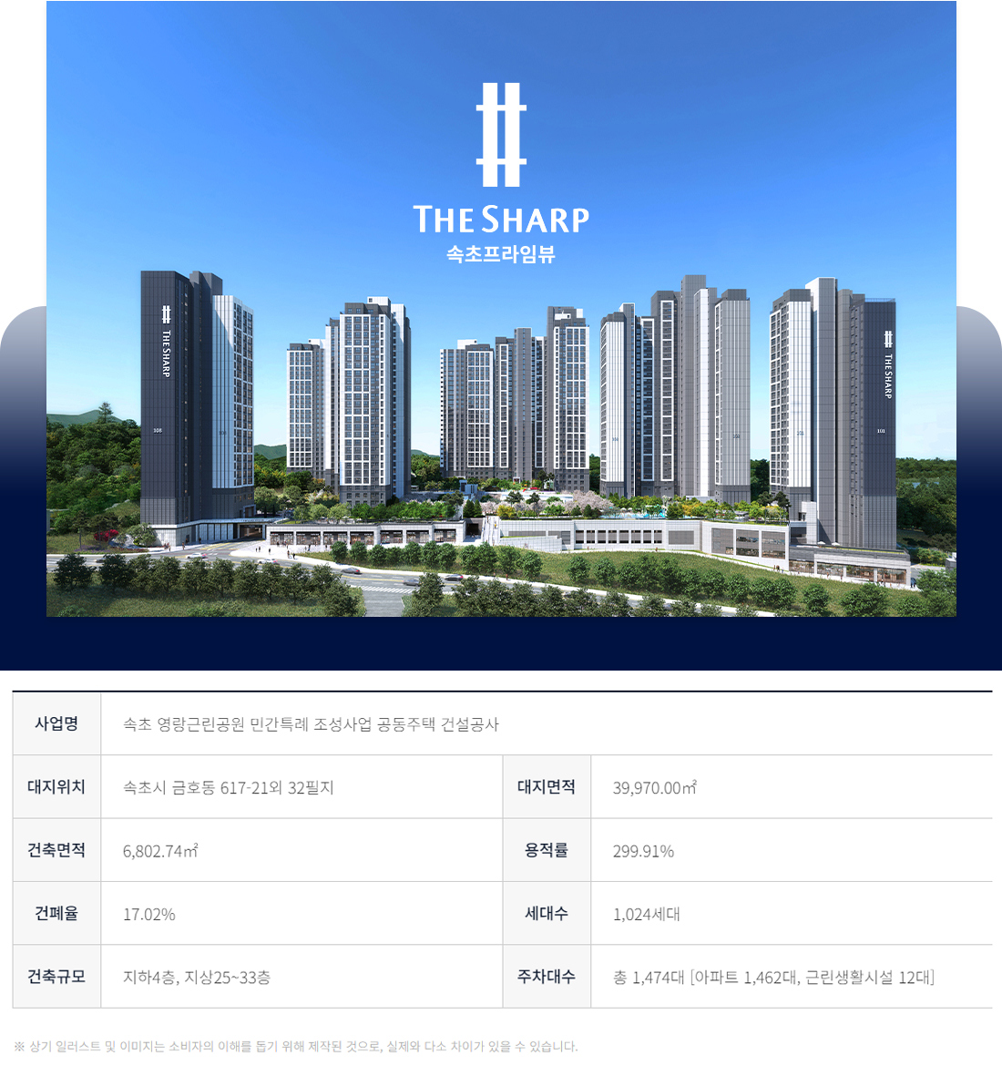 더샵 속초프라임뷰 사업개요