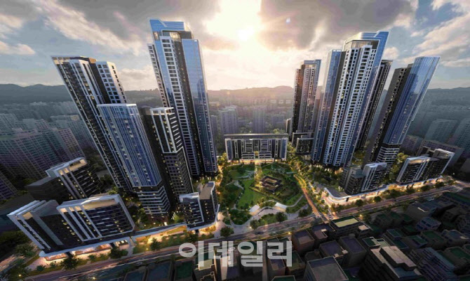 서울 성북구 장위8구역 공공재개발 조감도