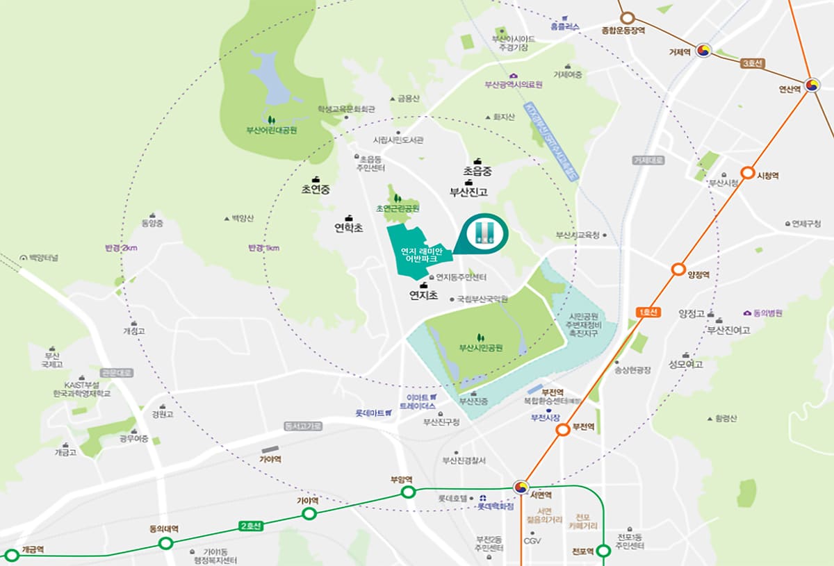 연재 래미안 어반파크 입지환경1