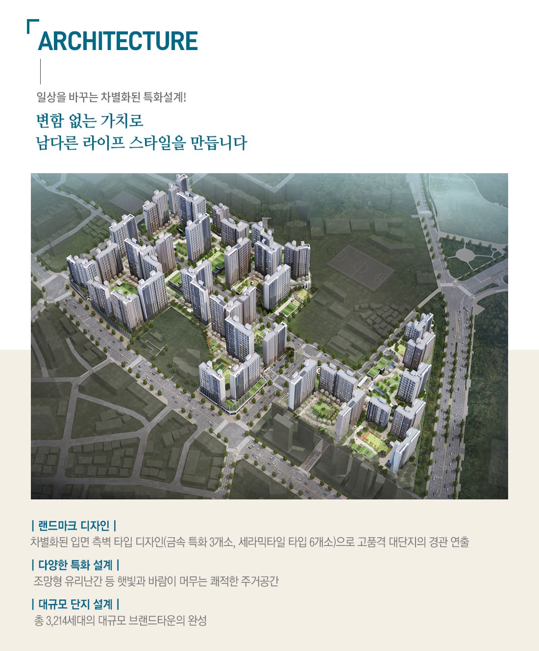 운암자이포레나 퍼스티체 단지설계