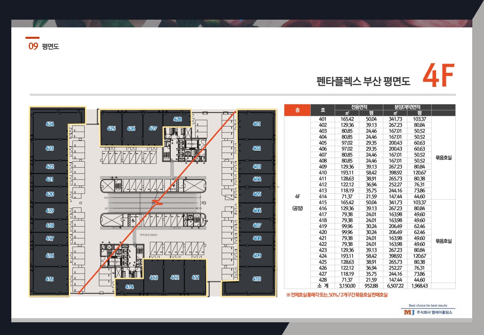 지상4층 평면도