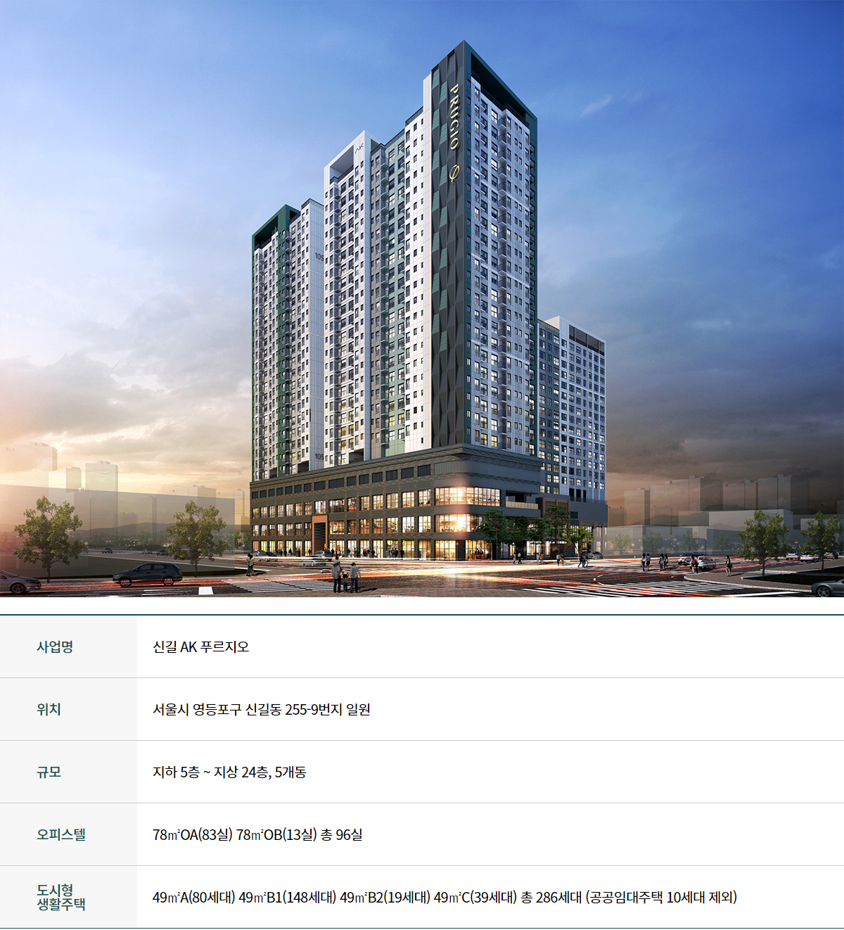 신길AK푸르지오 사업개요