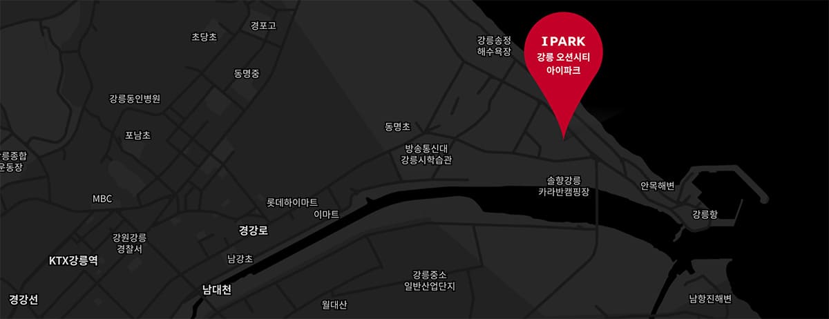 강릉 오션시티 아이파크 입지환경