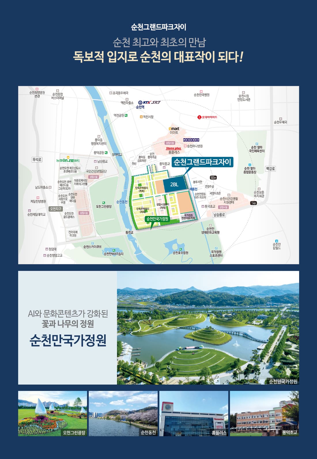 순천그랜드파크자이 입지환경