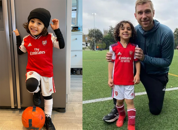 Arsenal "phá vỡ quy tắc" vì "thần đồng" 4 tuổi được ví như Messi - Ảnh 1. Arsenal "phá vỡ quy tắc" vì "thần đồng" 4 tuổi được ví như Messi - Ảnh 1.