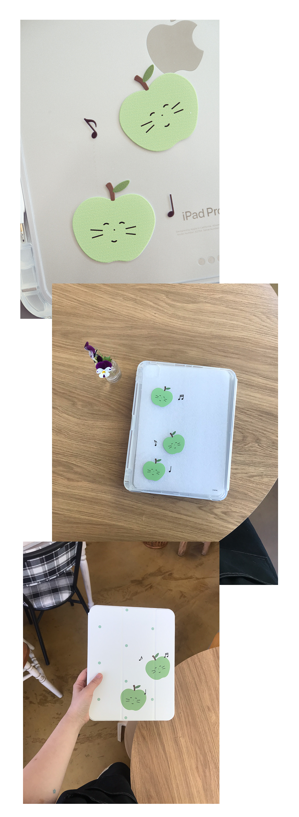 [아이패드 케이스] 싱글벙글! 아오리 네코