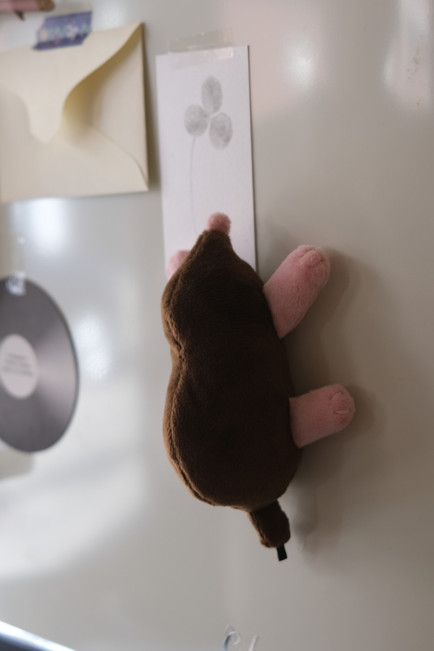 [오요] 통통 자석 두더지 키링