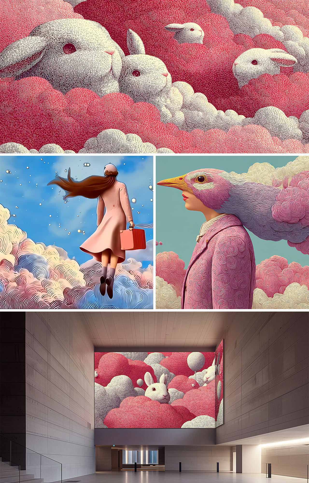 FOLLOWING THE RABBIT CLOUD