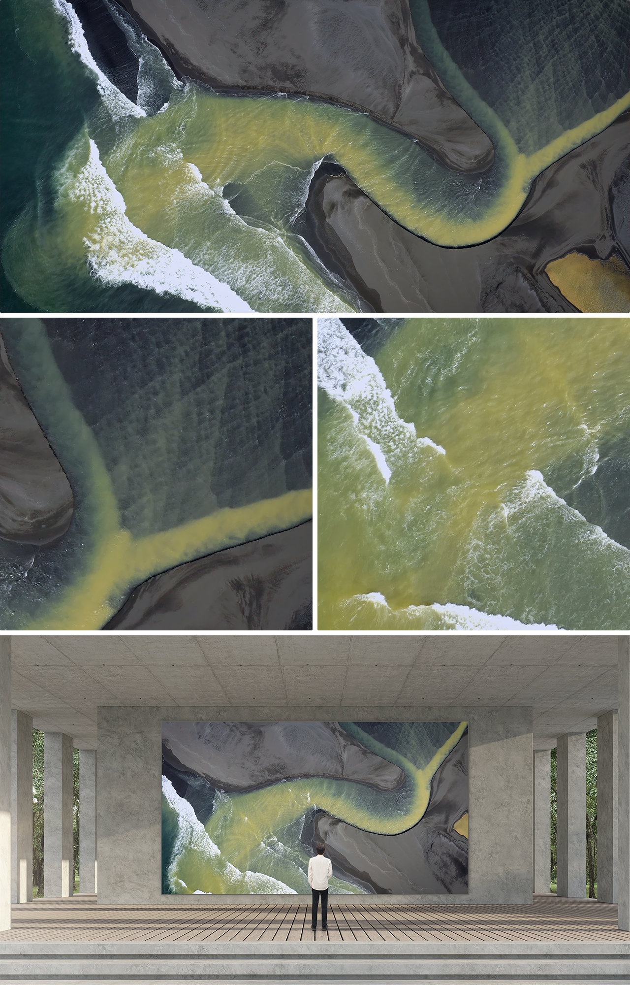 WHERE GLACIAL RIVER MEETS OCEAN #2