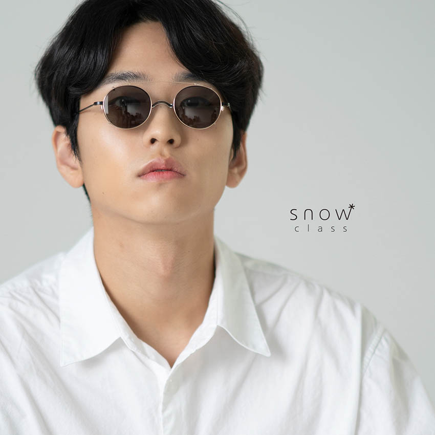 김종필안경 스노우클래스 SN004 선글라스 클립 모델 착용사진2