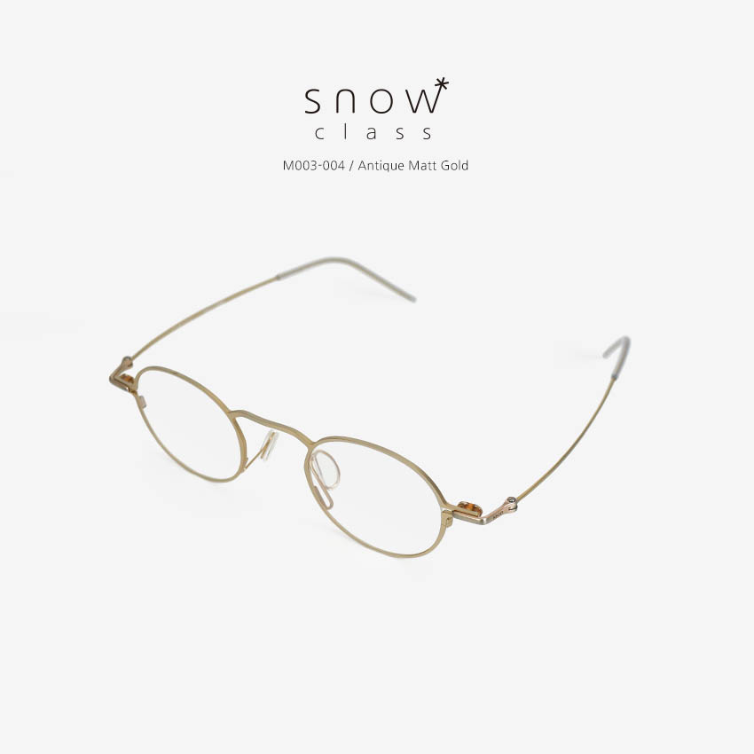 김종필안경 스노우클래스 M003 골드 상면
