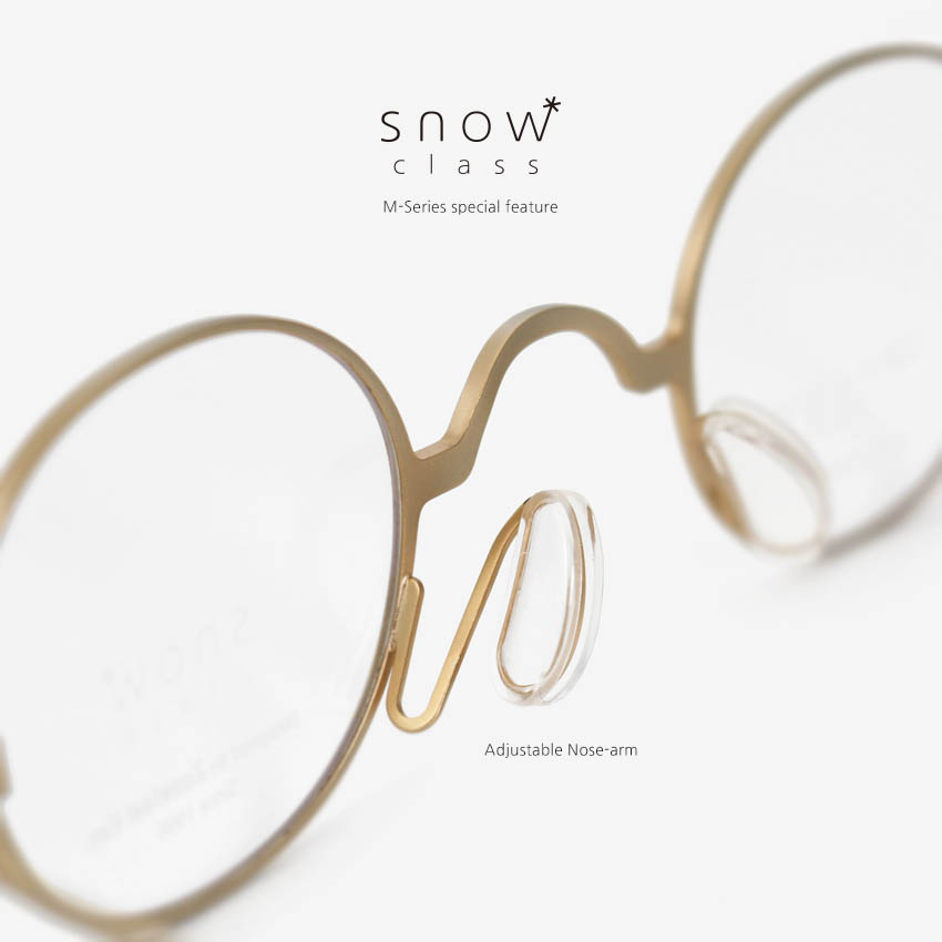 김종필안경 스노우클래스 M003 조절이 자유로운 노우즈 아암