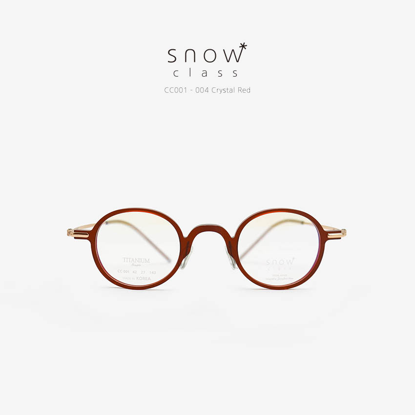 디자인샤우어 김종필안경 스노우클래스 CC001-레드