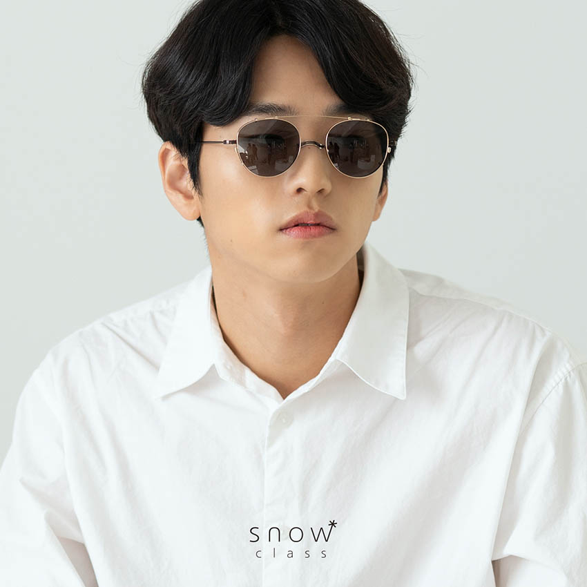 SN003선글라스클립 모델 착용1