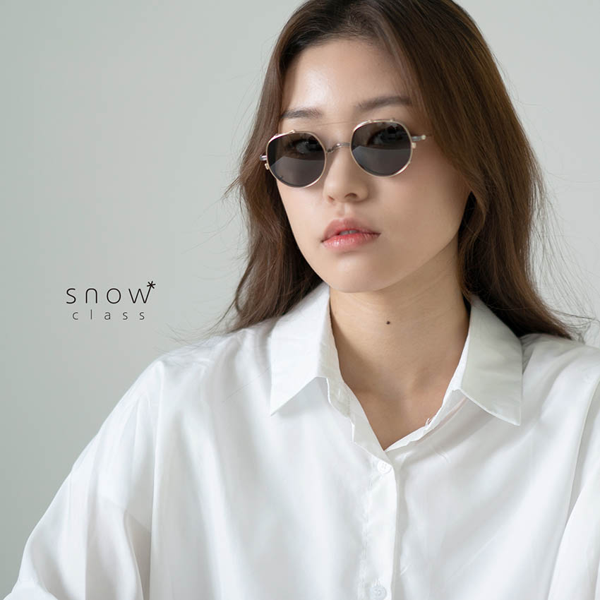 김종필안경 스노우클래스 SNS001 선글라스 클립 모델 착용사진2