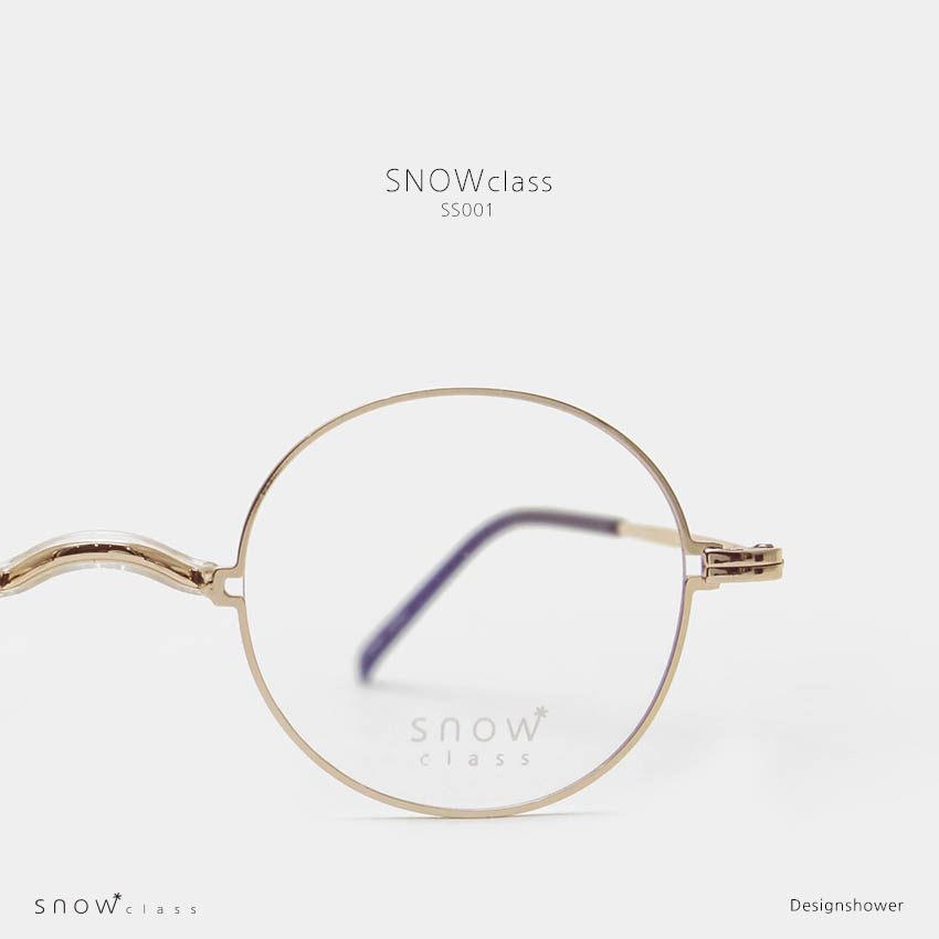 디자인샤우어 김종필안경 스노우클래스 SS001 정면안구 디테일