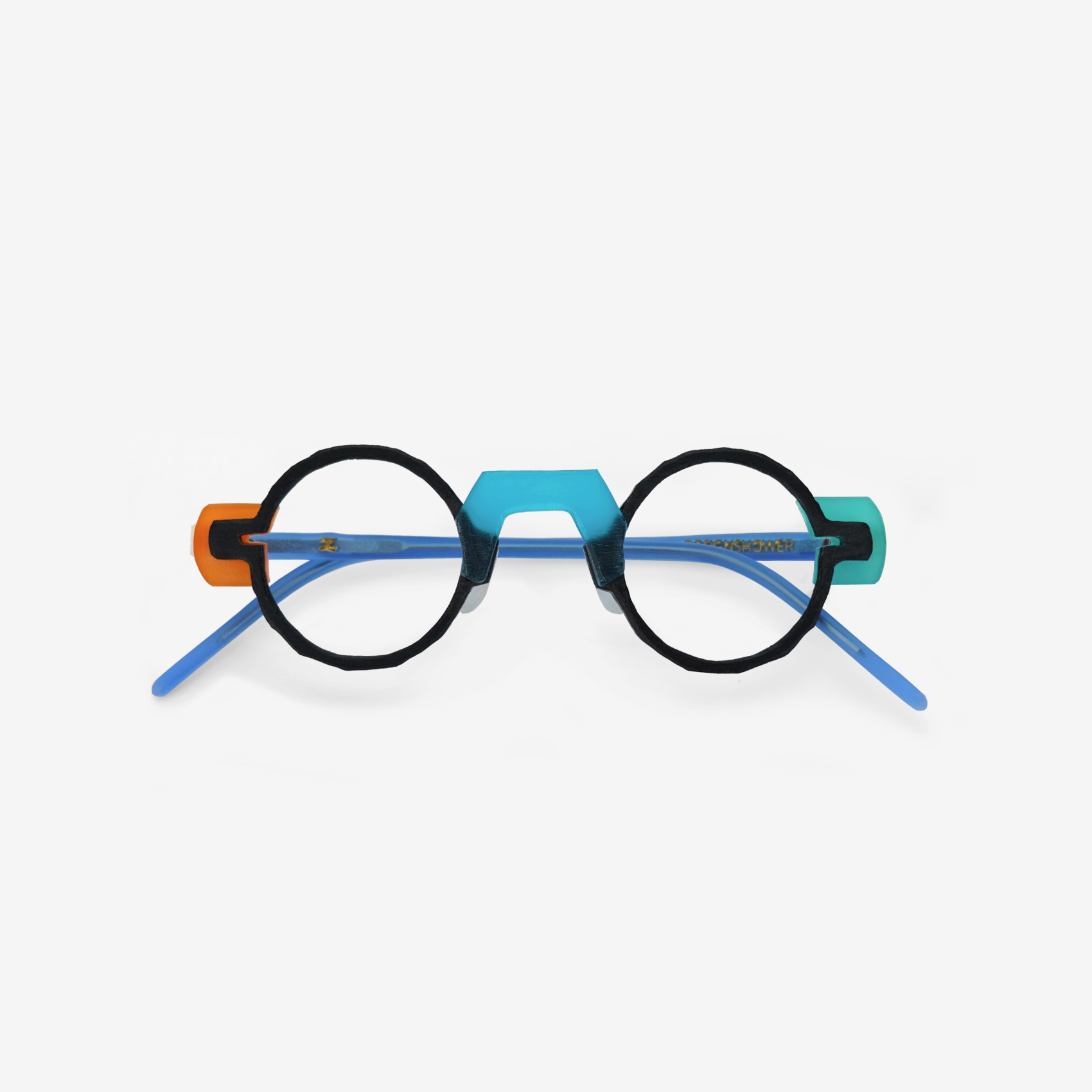 김종필 수제안경 JOGAKBO-015 다리접은 정면 이미지